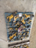 Pallet- Misc DeWalt power tools -w/4 batteries