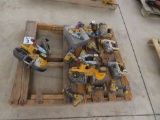 Pallet- Misc DeWalt power tools -w/4 batteries