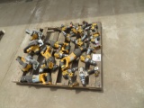 Pallet- Misc DeWalt power tools -w/4 batteries