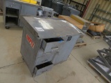 Rolling metal tool box