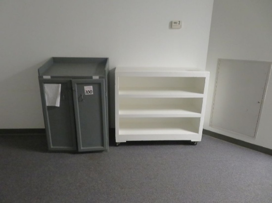 Podium Rolling Book Cart