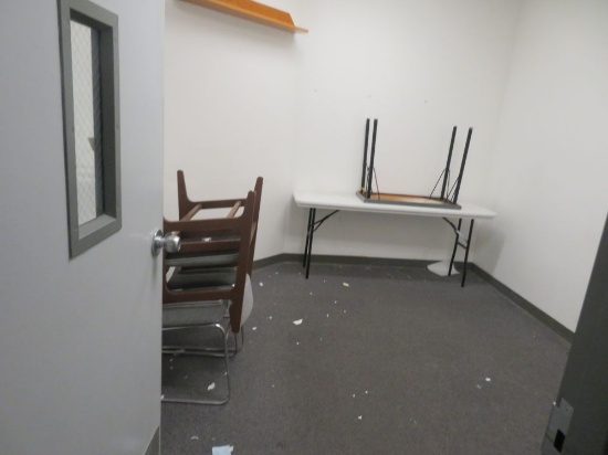 Bookcase, 3 Chair, 2 Table, 1 Shelf