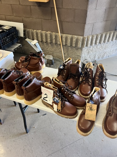 3 - 7R LSI Work Boots, 1 - 6D Lsi Work Boots