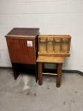 1 - Table 1 - Podium, 1 - Condiment Cabinet