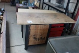 2 Work Tables w/ Drawers & Contents