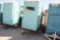 (2) portapotties, wash station on trailer -green