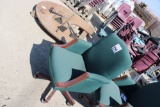 Green rolling chair