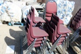 Pallet-  Stack of chairs (18)