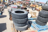 (2) tires  225/75 R17 M&S, (2) 9R-14.5 lt