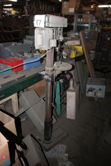 Table, Shelving w/Contents, Drill Press