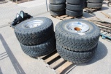 (4) 35x12.50 R16.5 LT Tires