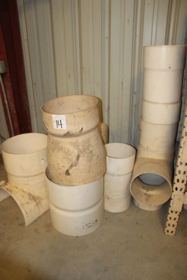 (8)- 12" to 18" PVC Fittings