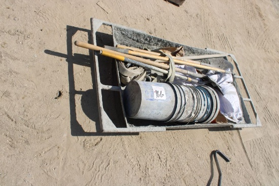 Cement Tub & Tools