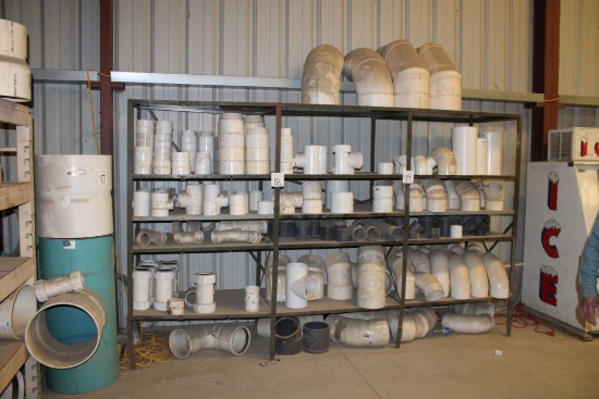 (1) - Rack of PVC Contents to 10"