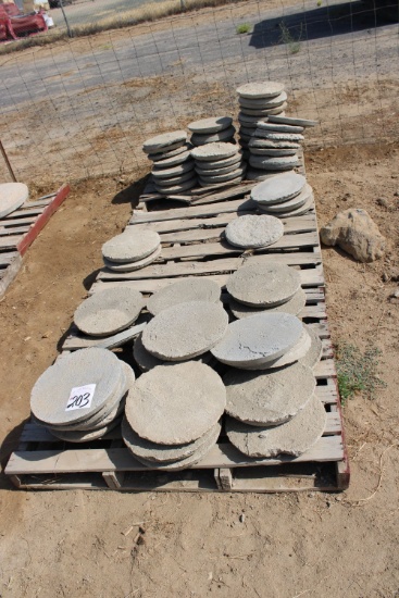3-Pallets 13" Lids Cement