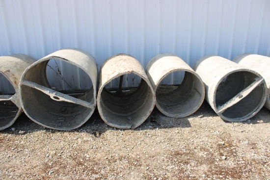 4- Round Steel Molds 38"