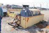 5'x10' Steel Container w/Used Oil Tank