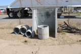 Cement Stand & 4 Cement Pipe