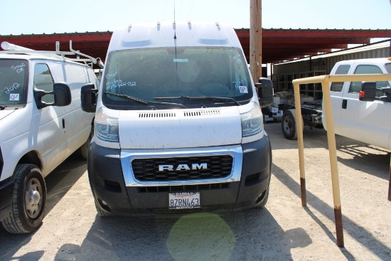 2021 Ram Promaster 3500 Van Gas