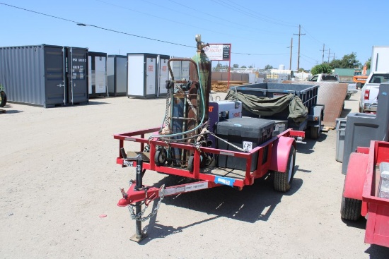 2012 Iron Panher Single Axle Utility Trailer w/ Welder
