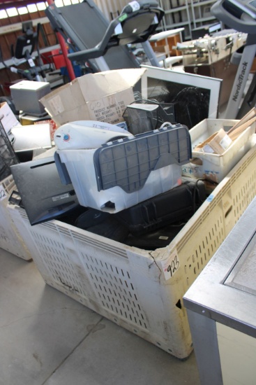 Crate - American Flag, Keyboards, Computer Monitors, Picture Frame, Misc Office