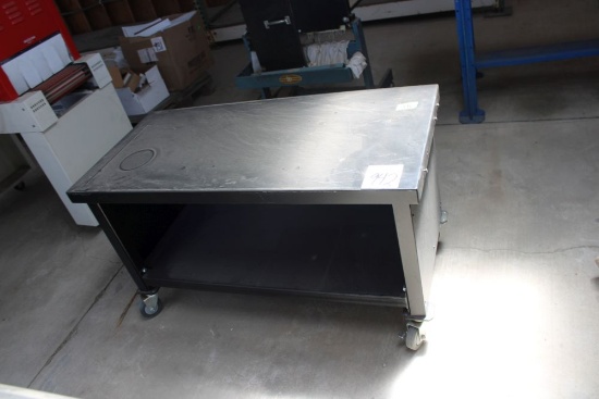Rolling Cart w/Metal Bins