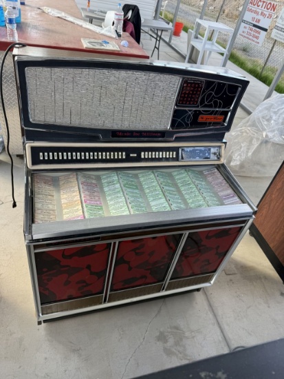 Wurlitzer Superstar Multi Selector Phonograph w/Song Plates *Hear Power Model#3600 S/N-779738