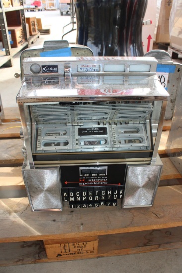 Stereo Seburg Consolette Cassette Speaker Table Model Jutebox Selector