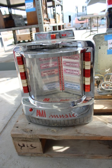 Ami Music Table Model Jutebox Selector w/Song Plates