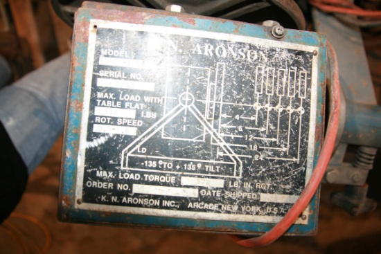 K.N. Aronson Mdl. LDGON-Tig-5 Positioner