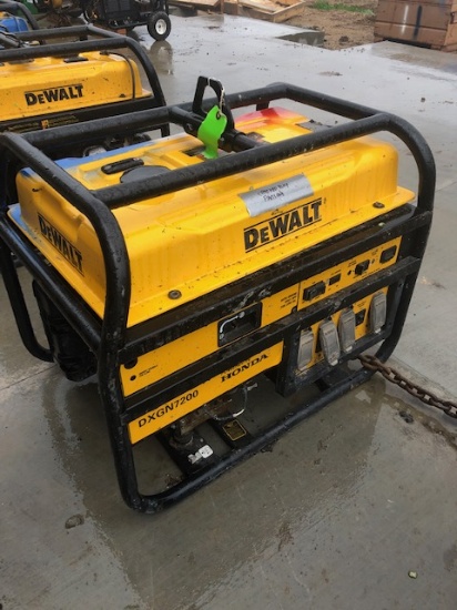 DeWalt DXGN7200 Port. Generator w/Honda Motor