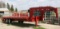 Top Hand 20Ft. Goose Neck Flatbed Trailer 7T axels, good rubber