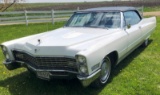 1967 Cadillac DeVille Convertible, White