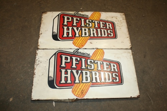 Antique 3 – Pfister Seed Metal Signs – 8”x16”
