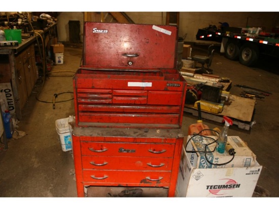 Older Snap-On Tool Chest w/Top Section