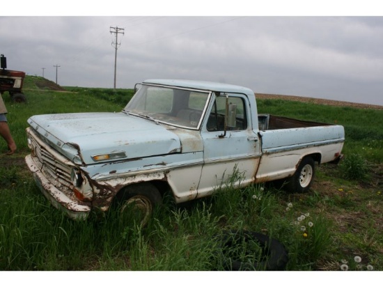 1968 Ford F-100 Pickup w/ V-8 Eng. & 4 Spd. Trans.