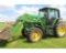 JD #6200 MFWD Tractor w/Cab & JD #640 Loader w/Joy Stick