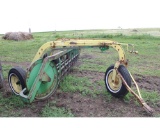 JD #640 Rake w/Dolly Wheel