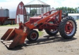 H Farmall Tractor w/Dual Loader, Narrow Frt. & 13.6x38” Rear Tires