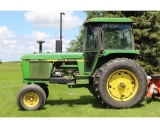 JD #4040 Dsl. Tractor w/SG Cab. - 6,409 Hrs.