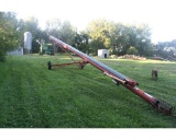 Feterl 8”x60’ Auger w/Side PTO & Mechanical Lift (red)
