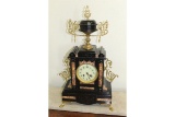 Black Ebony Mantle Clock