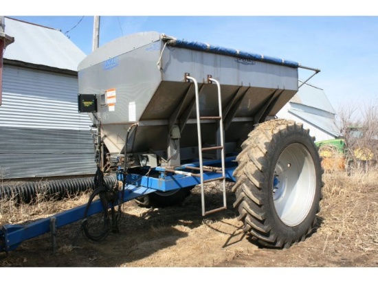 Doyle PT Fertilizer Spreader w/ Var. Rate, Digi-Star EZ150 Scale, Roll Tarp, 18.4-46 Tires, 60’ Per