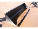 8’ Skid Steer Material Bucket – New