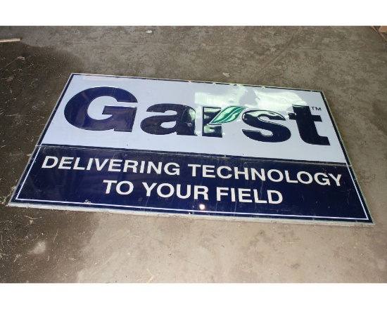Garst 66½” x43” Metal Seed Sign