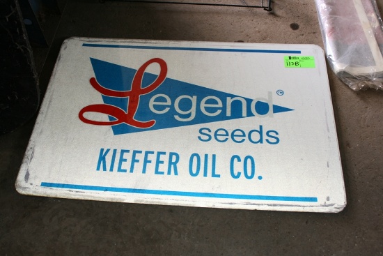 2'x3' Kieffer Oil Legend Seeds Sign