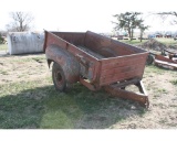 Vintage 3/4T Ford Pickup Box on 2 Wheel Trlr.