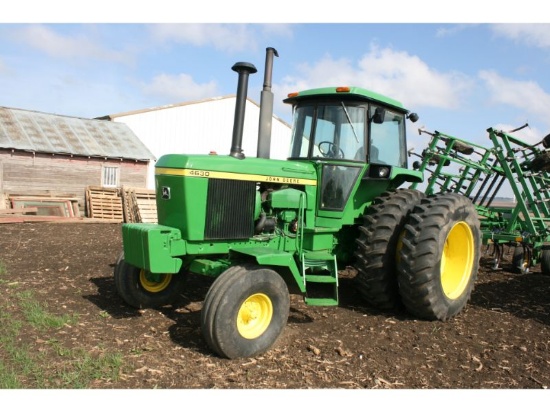 1974 JD 4630 Dsl. Tractor w/ SG Cab, New 18.4-38 Rear Main Tires (Used 1 Hour on new main tires)