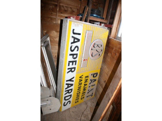 BPS Paint Sign double sided