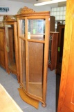 QS Oak Corner China Cabinet